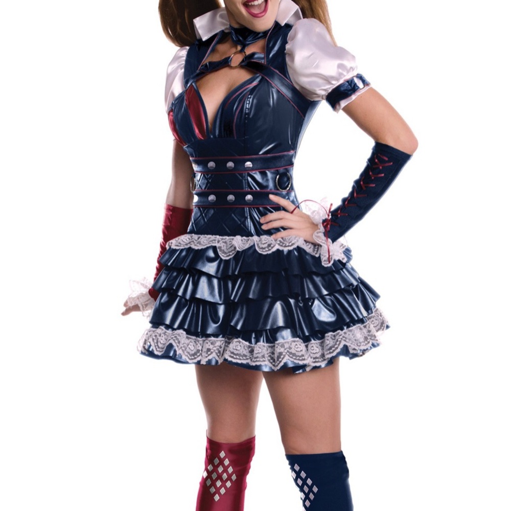 Stylish Navy and Red Women's Costume